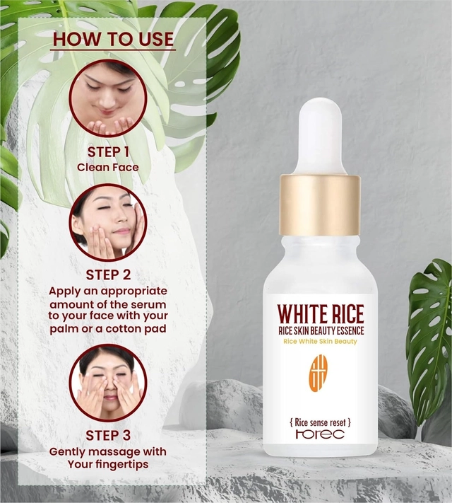 White Rice Anti Wrinkle-Aging Hydrating Skin Care Serum (30 ml)