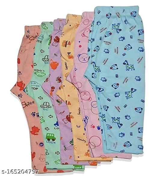 Cotton Pyjamas for Kids (Multicolor, 0-3 Months) (Pack of 6)