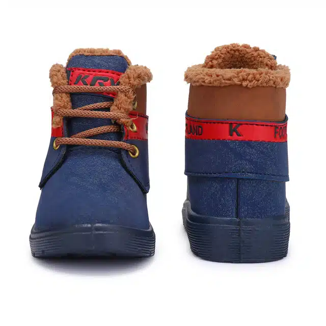 Boots for Girls (Navy Blue, 5C)