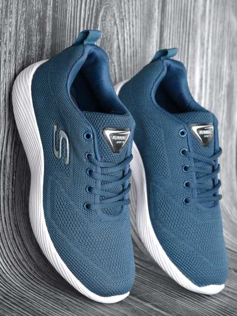 Sports Shoes for Men (Blue, 8) (A63)
