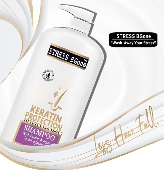 Stress BGone Keratin Smooth Shampoo (1000 ml)