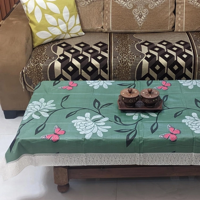 PVC Printed Table Cover (Multicolor, 40x60 inches)