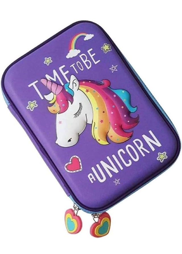 MINDFIT Unicorn Character Pencil Case(Multicolor,Pack of 1)