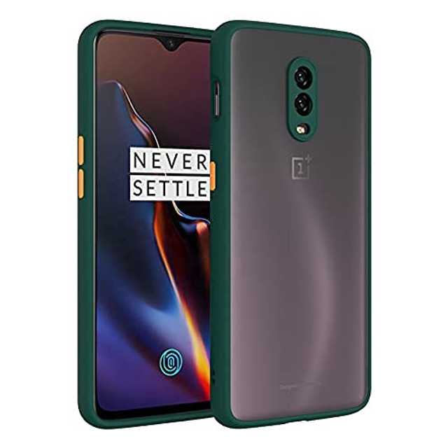 SFH Smoke Protective Shockproof Matte Hard Back Cover for One+ 7 (Multicolor) (SFM-13)