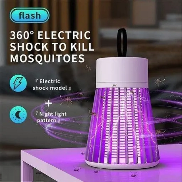 Rechargeable LED Mosquito Killer Machine (White)