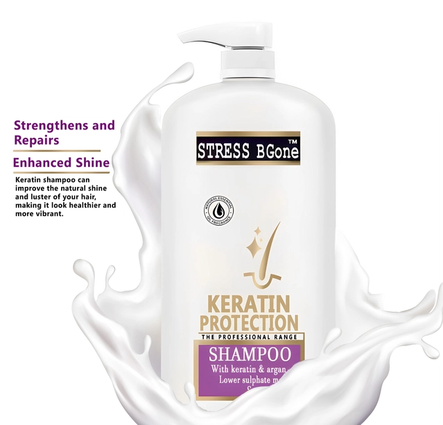 Stress BGone Keratin Smooth Shampoo (1000 ml)