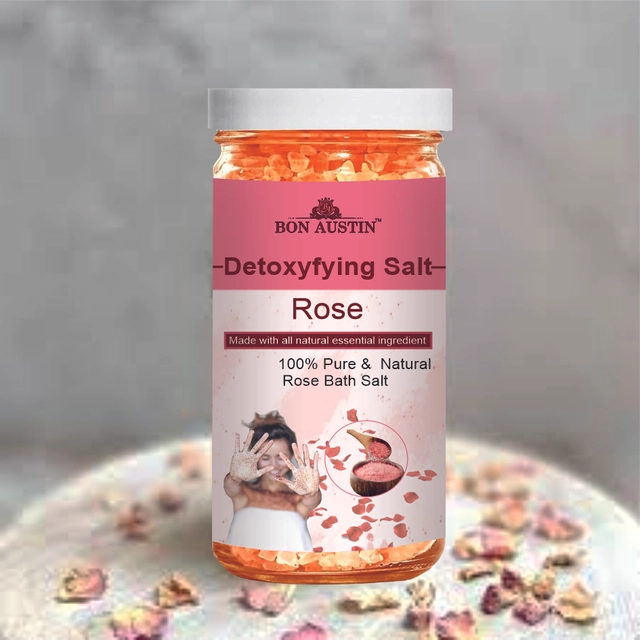 Bon Austin Detoxifying Rose Bath Salt Crystal (200 g)