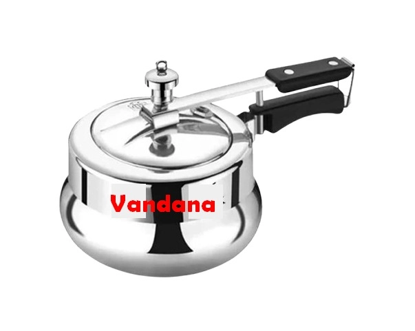 Vandana 3.5 L Handi  Aluminium InnerLid Pressure Cooker Gas Stovetop Compatible (Pack of 1)