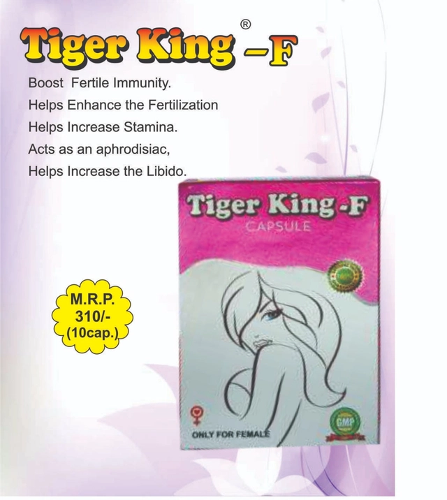 Tiger King-F 10 Pcs Capsules for Female (Pack of 2)