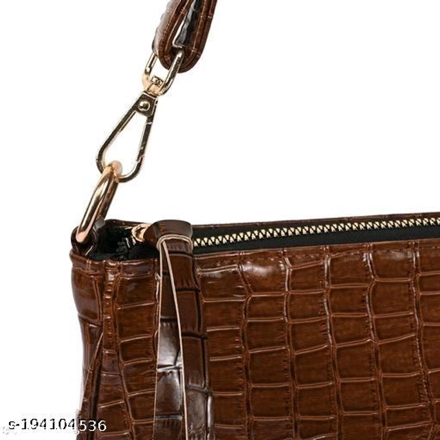 PU Handbag for Women (Tan)