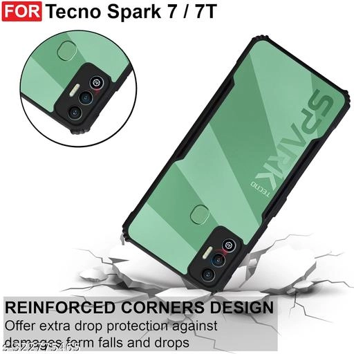 Polycarbonate Mobile Cover for TECNO SPARK 7 / 7T (Multicolor)