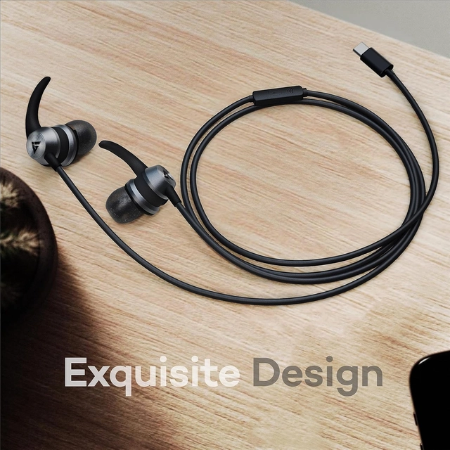 Wired Earphone with Type C Port (Black)