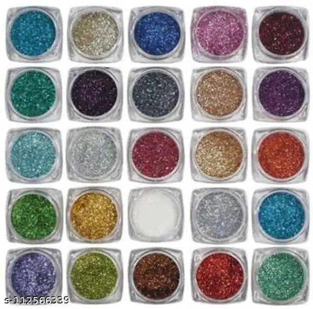 12 Pcs Eyeshadow Sapphire Baked (Multicolor, Pack of 25)