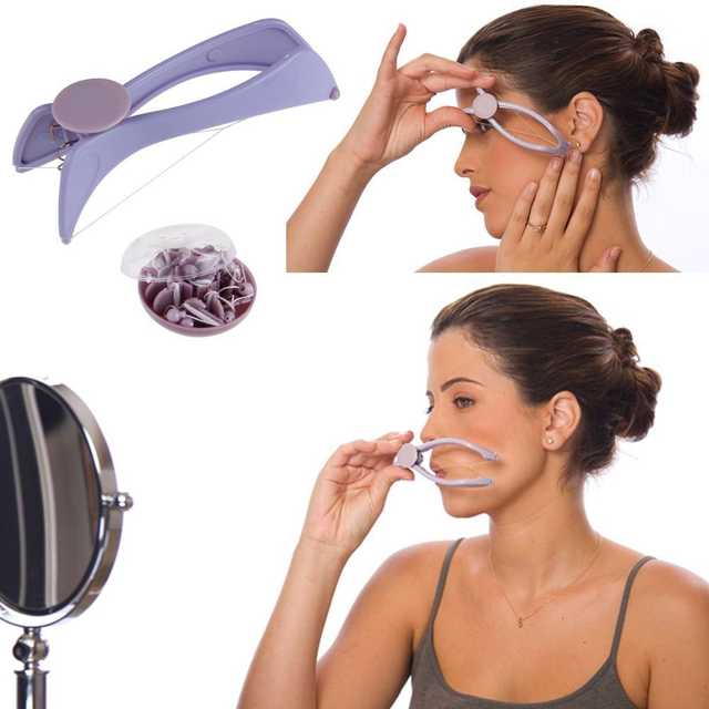 MN Enterprises Slique Eyebrow Face and Body Hair Threading Plastic Removal Epilator (M-18)