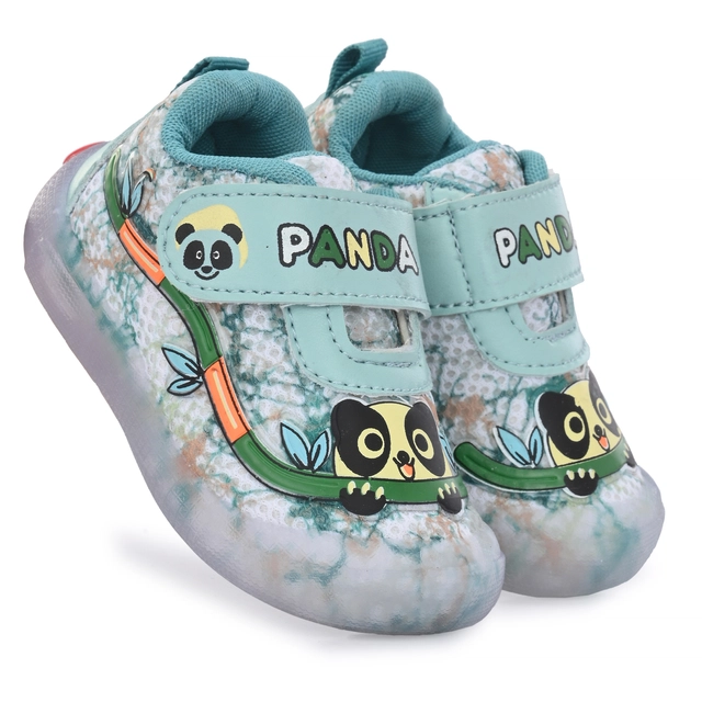 Lightning Sneakers for Kids (Sea Green, 15)