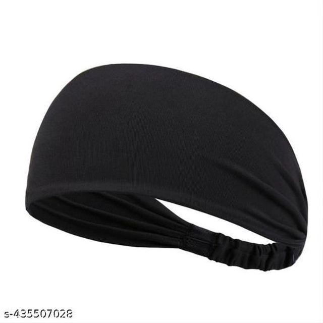 Cotton Blend Headband for Men & Women (Balck)