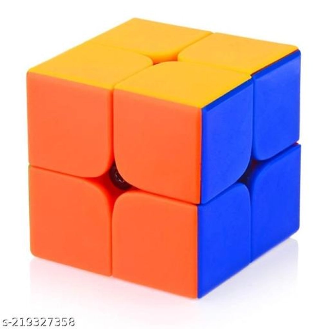 Plastic Rubik Cube (Multicolor, Pack of 2)