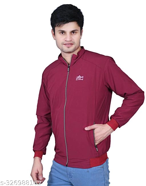 Jacket for Men (Maroon, M)