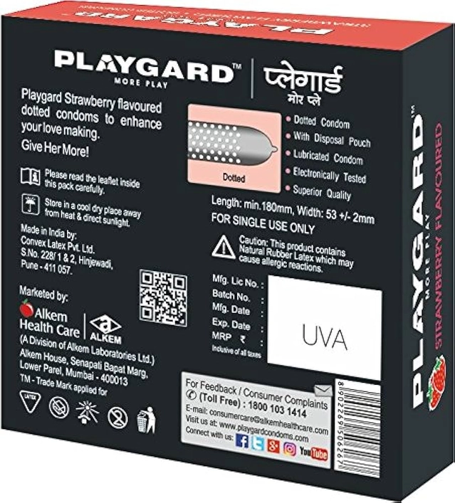 Playgrad Dotted 3 Pcs Condom (Pack of 2)