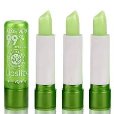 Aloe Vera Color Changing Lip Balm (Pink, 10 g) (Pack of 3)