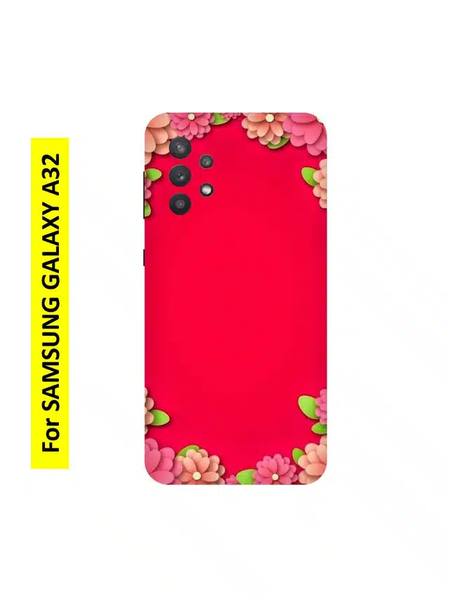 Printed Matte Finish Hard Back Cover for Samsung Galaxy A32