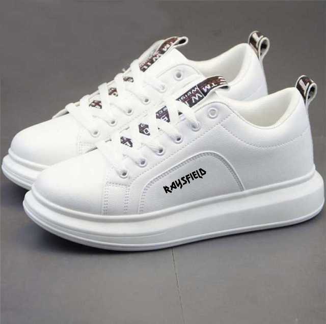 Raysfield Men's Stylish Sports Shoes (White, 7) (M132)