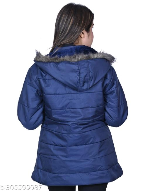 Jacket for Women (Blue, L)