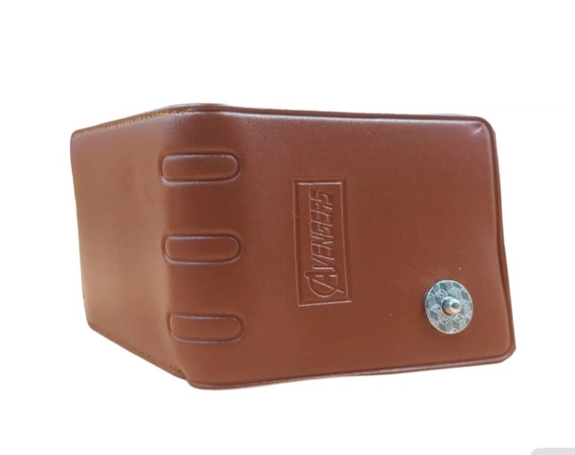 Faux Leather Wallet for Men (Tan)