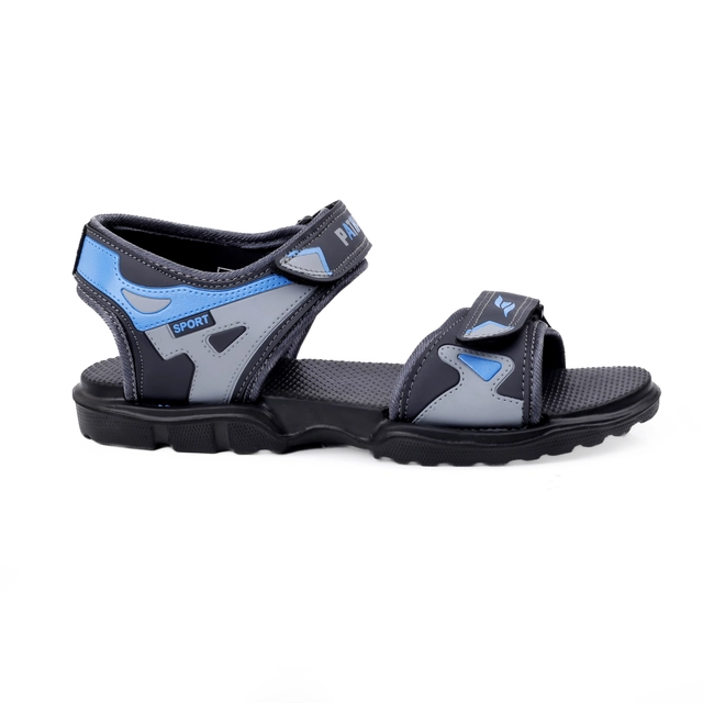 Sandals for Men (Blue & Black, 6)