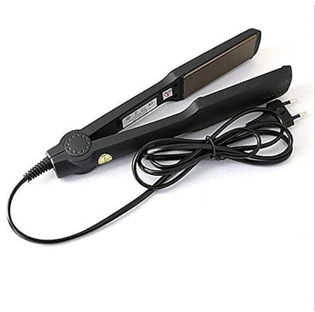 Professional Hair Straightener & Curler (Black, 100 W)