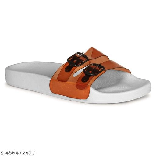 Sliders for Women (Brown & White, 3)