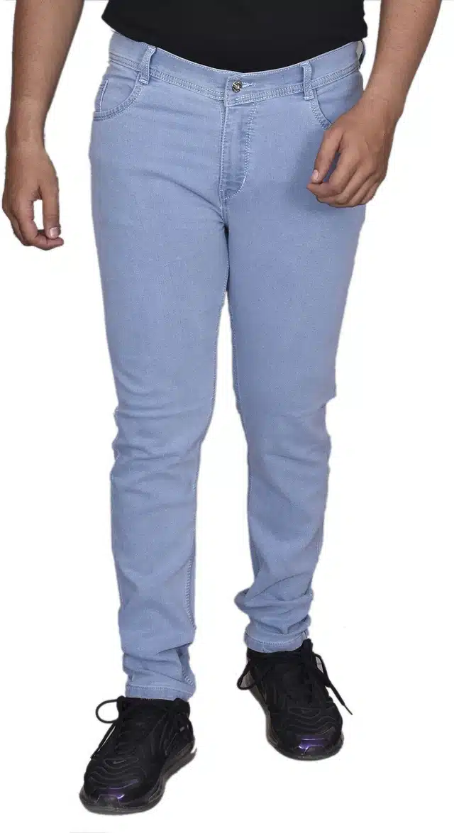 Denim Jeans Pant (Light Blue, 30)