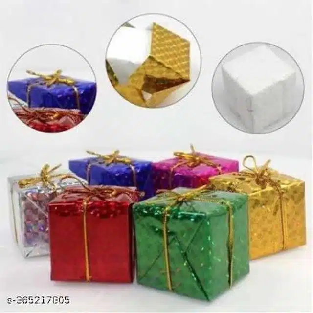 Christmas Tree Hanging Ornaments (Multicolor, Set or 100)