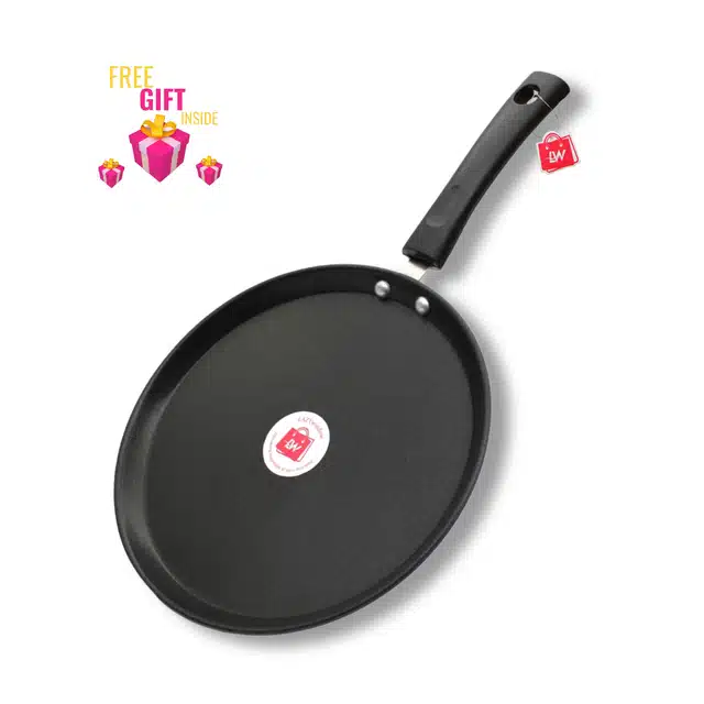 Non Stick Tawa with Surprise Gift (Grey, 24 cm)