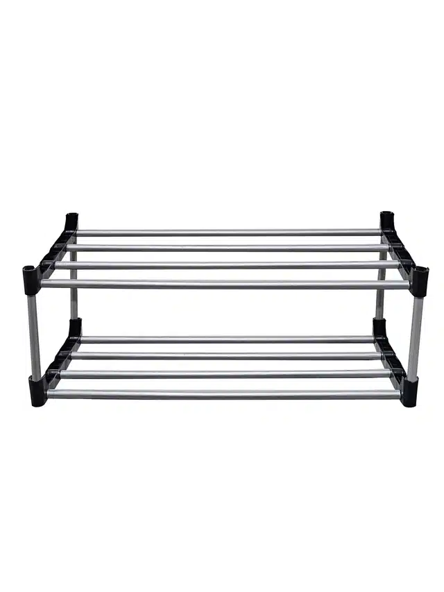 2 Layers Book Shelf (Black)