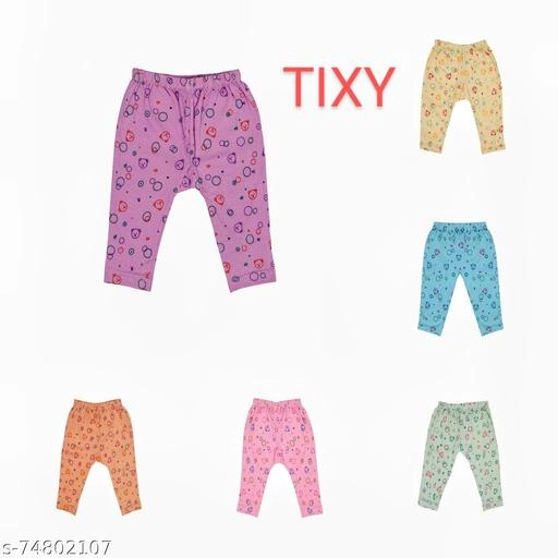 Cotton Pyjamas for Kids (Multicolor, 0-3 Months) (Pack of 6)