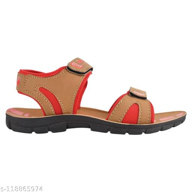 Floaters for Men (Red & Tan, 10)