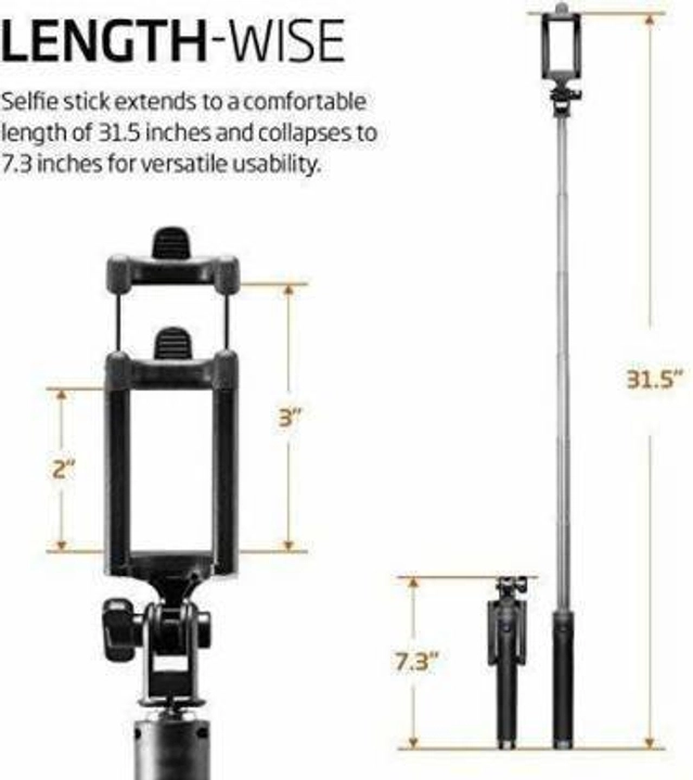 Wired Selfie Stick for Mobile Phones (Assorted)