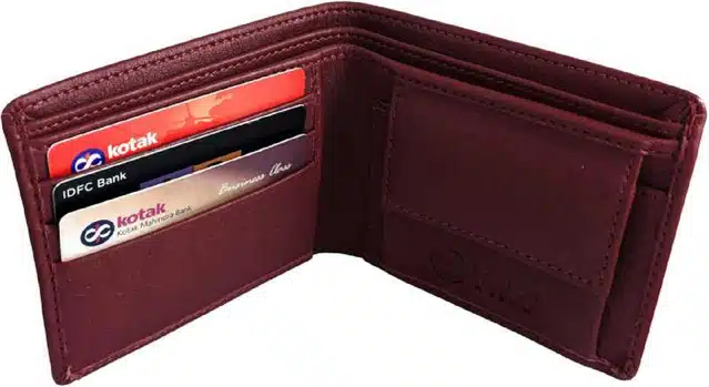 Leather Wallet for Men (Brown)
