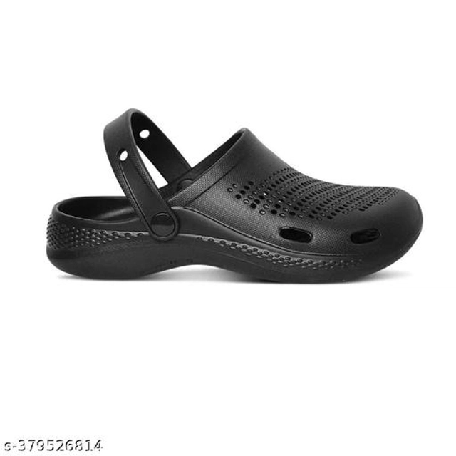 Clogs for Men (Black, 6)