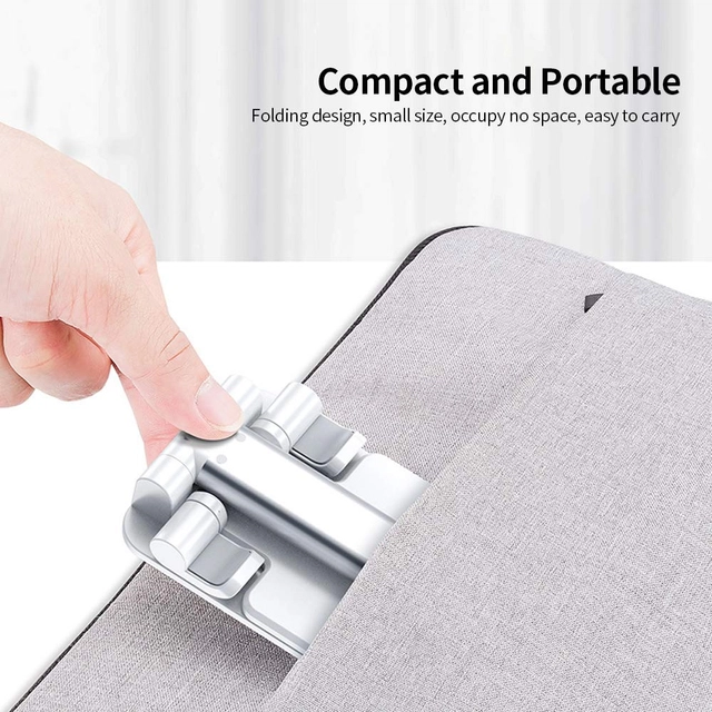 IMMUTABLE Mobile Stand Holder Angle & Height Adjustable for Desk, Cradle, Dock, Compatible with Smartphones (Pack of 1)