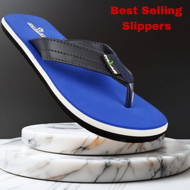 Slippers for Men (Blue, 6)