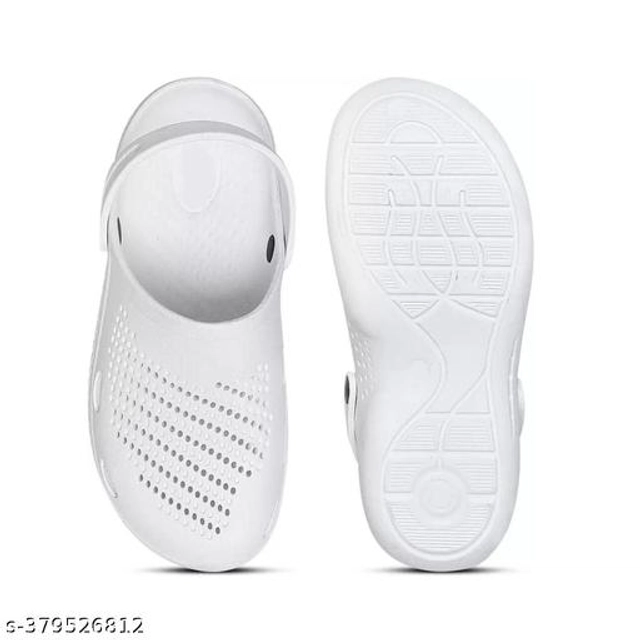 Clogs for Men (White, 6)