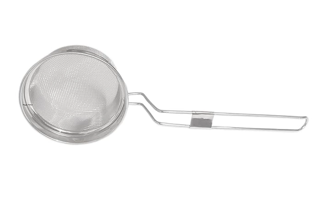 ELEPHANT King Fry multipurpose Steel frying Strainer (Pack of 1)