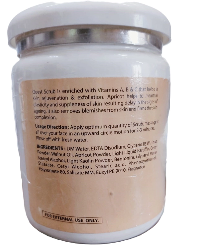 Quest Apricot & Walnut Face Scrub (500 gm)