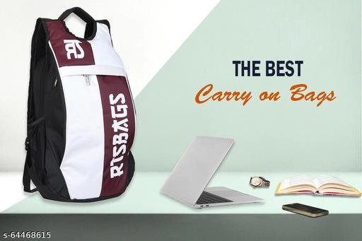 Fabric Backpack for Men & Women (Multicolor)