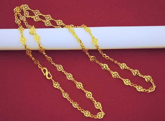 Gold Plated Chain For Women & Girls (M-32)