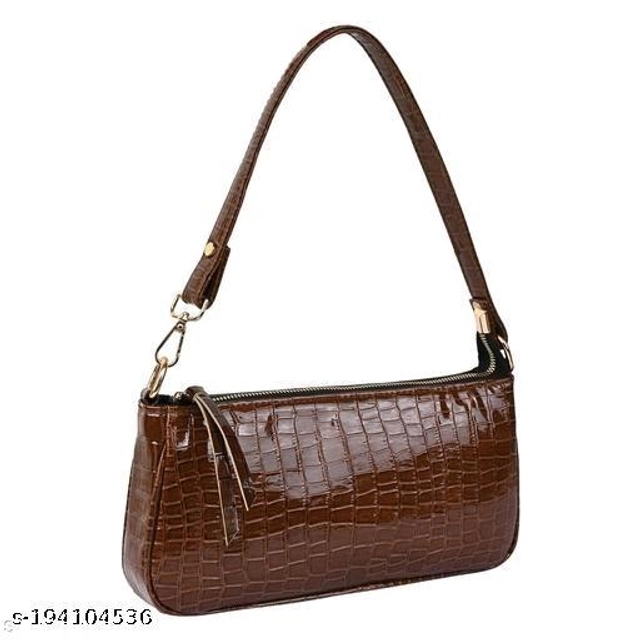 PU Handbag for Women (Tan)