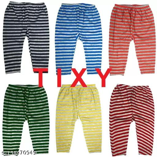 Polycotton Pyjamas for Kids (Multicolor, 0-3 Months) (Pack of 6)