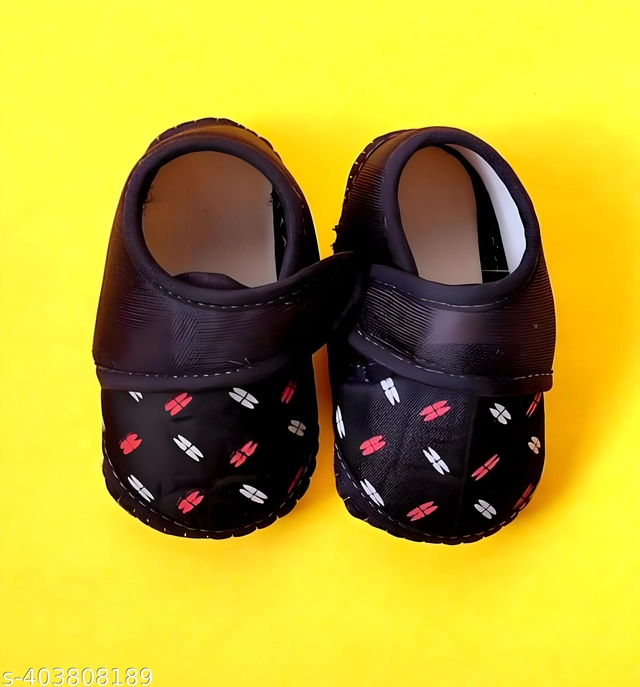 Cotton Booties for Infants (Multicolor, 0-3 Months)